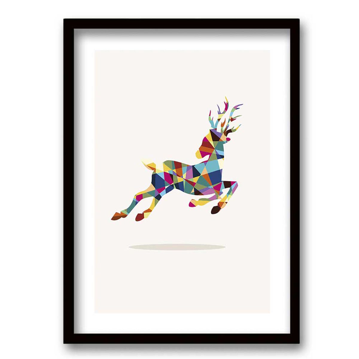 Cuadro Decorativo Retela Reno Geométrico 50 x 35 cm