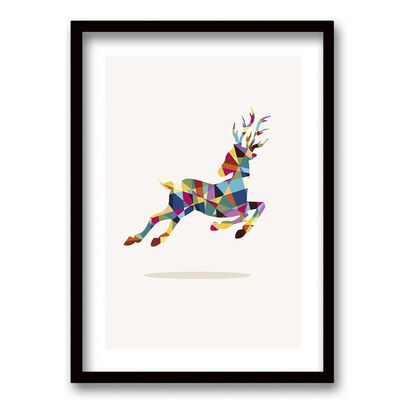 Imagen 1 del producto Cuadro Decorativo Retela Reno Geométrico 50 x 35 cm