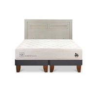 Cama Europea CIC Base Dividida 2 Plazas Cocopedic + Respaldo Milan Alpino