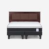 Cama Europea Rosen Base Dividida King New Style 6 + Respaldo Rachel