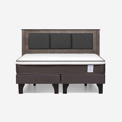 Imagen 1 del producto Combo Cama Europea Rosen King New Style 4 Plus BD + Respaldo Rachel