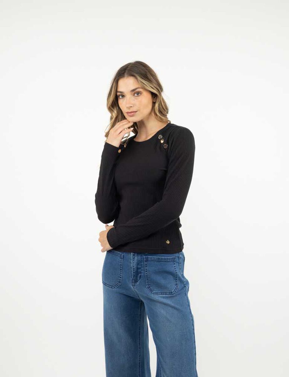 Polera Manga Larga Mujer Zibel