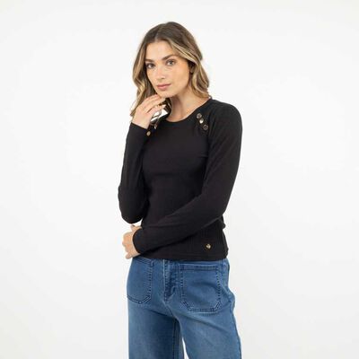 Polera Manga Larga Mujer Zibel