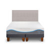 Cama Europea CIC Base Dividida King Alaska + Respaldo