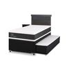 Cama Nido CIC 1,5 Plazas Ortopedic + Respaldo + Velador Dublin
