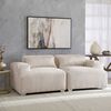 Sofá Mons Cala 2 Cuerpos Boucle Beige