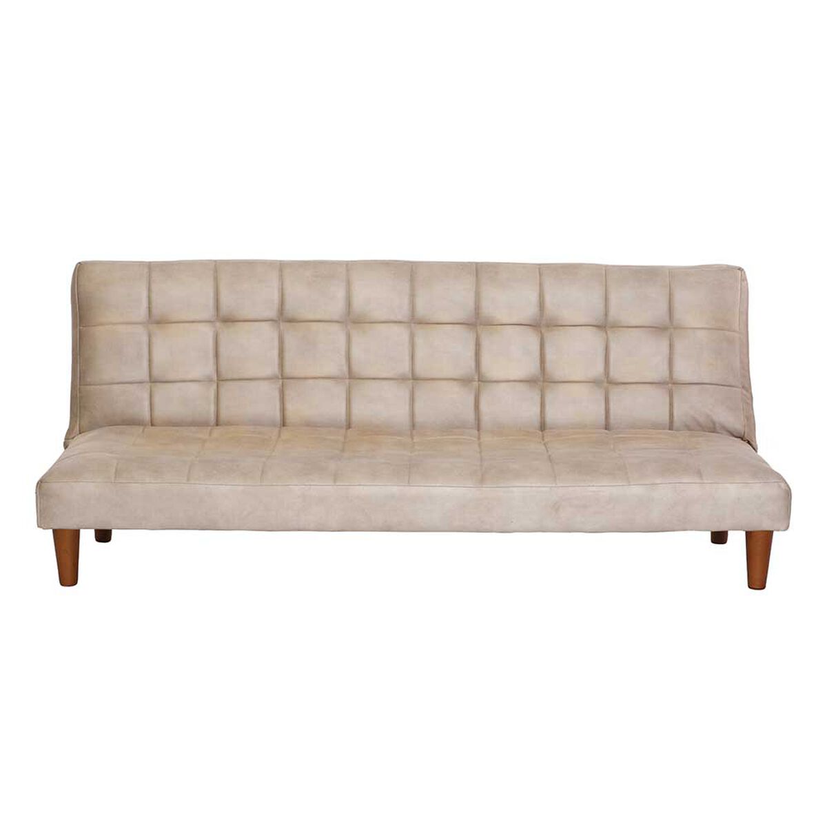 Fut&oacute;n Latam Home Turin Cuero 3 Cuerpos Beige