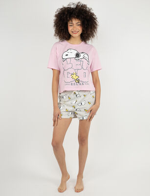 Imagen 2 del producto Pijama Mujer Snoopy Rosado