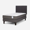 Cama Europea Rosen 1 Plaza New Style 2 Plus + Respaldo Lucio