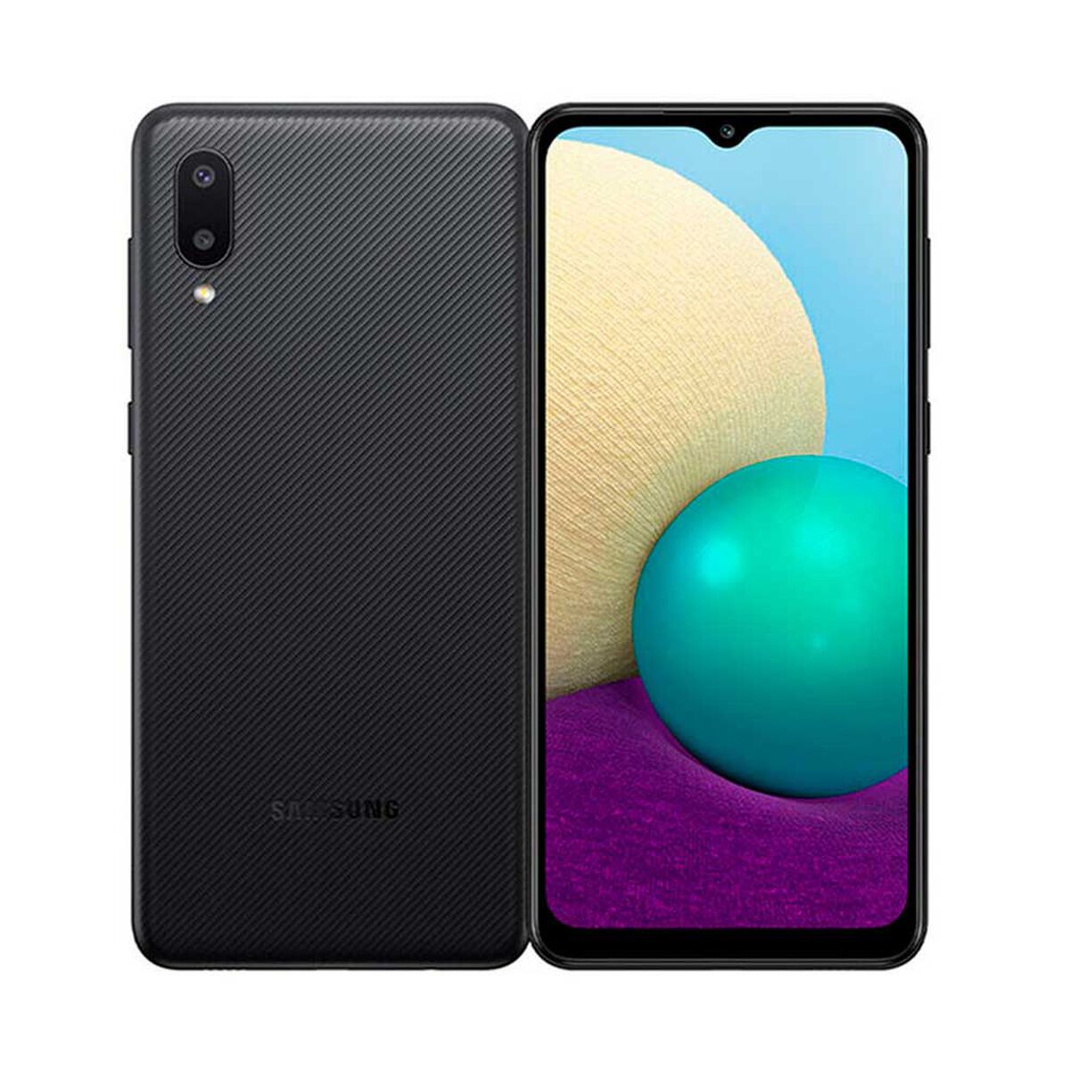 Celular Samsung Galaxy A02 32GB 6,5" Negro Claro