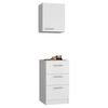Combo Mueble Superior + Mueble Inferior TuHome Manchester Blanco