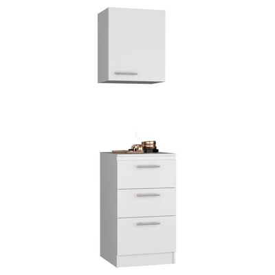 Imagen 2 del producto Combo Mueble Superior + Mueble Inferior TuHome Manchester Blanco