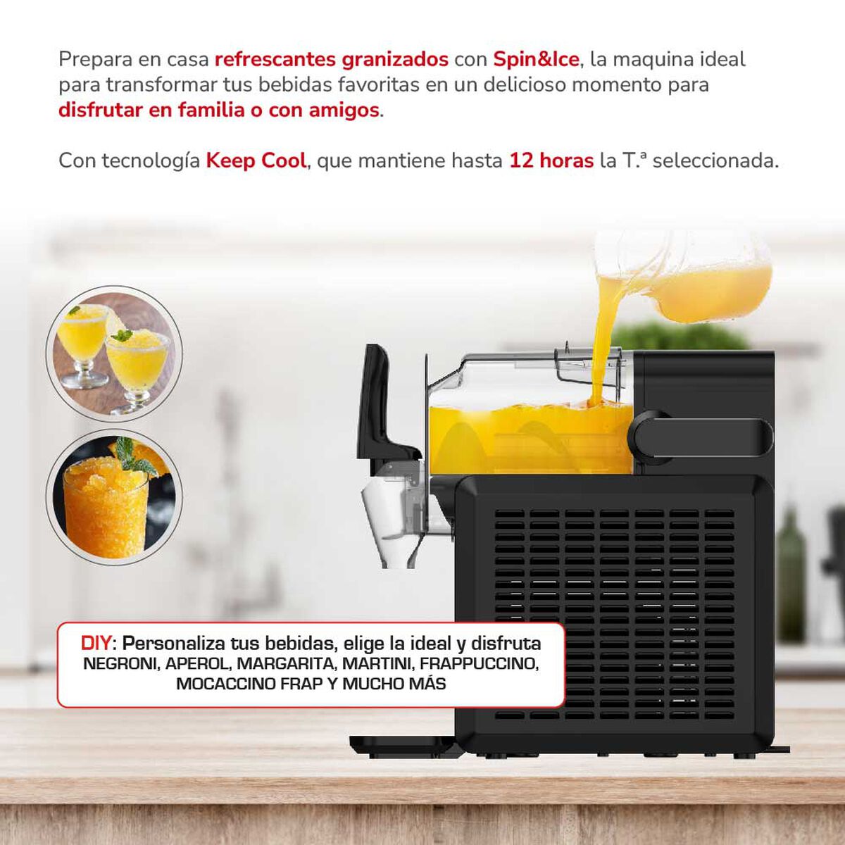 M&aacute;quina de Granizado Thomas TH-SM26DN Spin&Ice