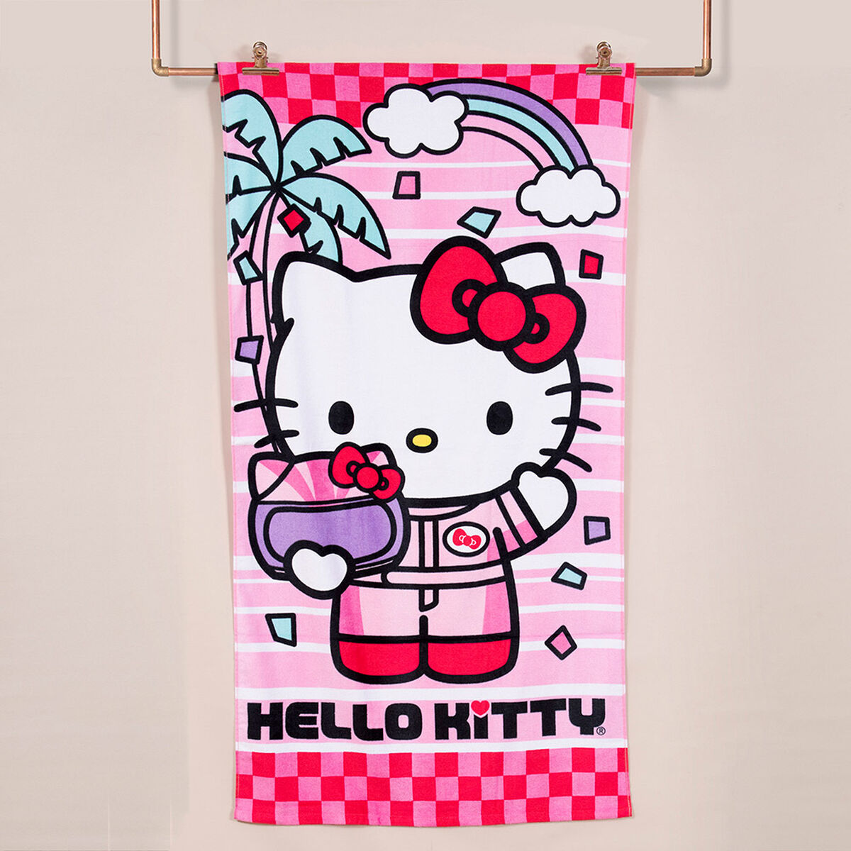 Toalla de Playa Sanrio-Hello Kitty Trofeo 70x140 cm
