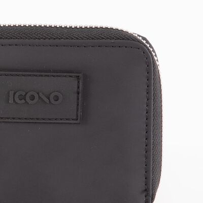 Imagen 2 del producto Billetera Lisa Negra Eco Cuero Mujer Icono