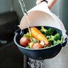 Bowl Cortador Rallador de Verduras Multifuncional 9 en 1 Simplit Blanco