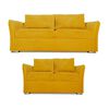 Juego de Living Elegant Detail Atlanta Sof&aacute; 3 Cuerpos + Sof&aacute; 2 Cuerpos Oro