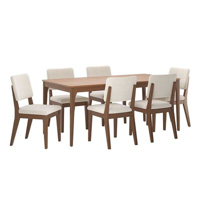 Juego de Comedor Decocasa Ella  6 Sillas Canela