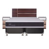 Box Spring CIC Base Dividida King Ortopedic + Respaldo + 2 Veladores