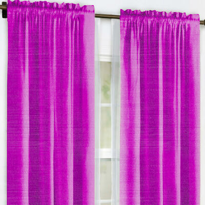 Imagen 2 del producto Combo Cortinas Doral Agatha 220 x 140 cm Fucsia