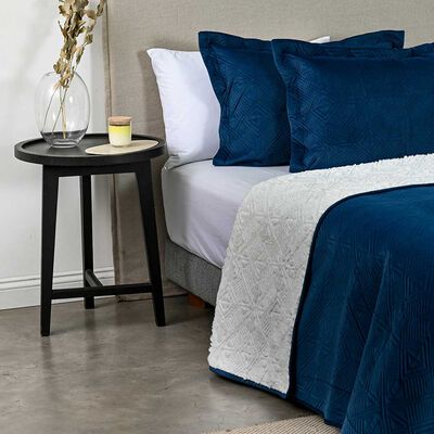 Imagen 2 del producto Quilt Sherpa American Family 2 Plazas Petroleo