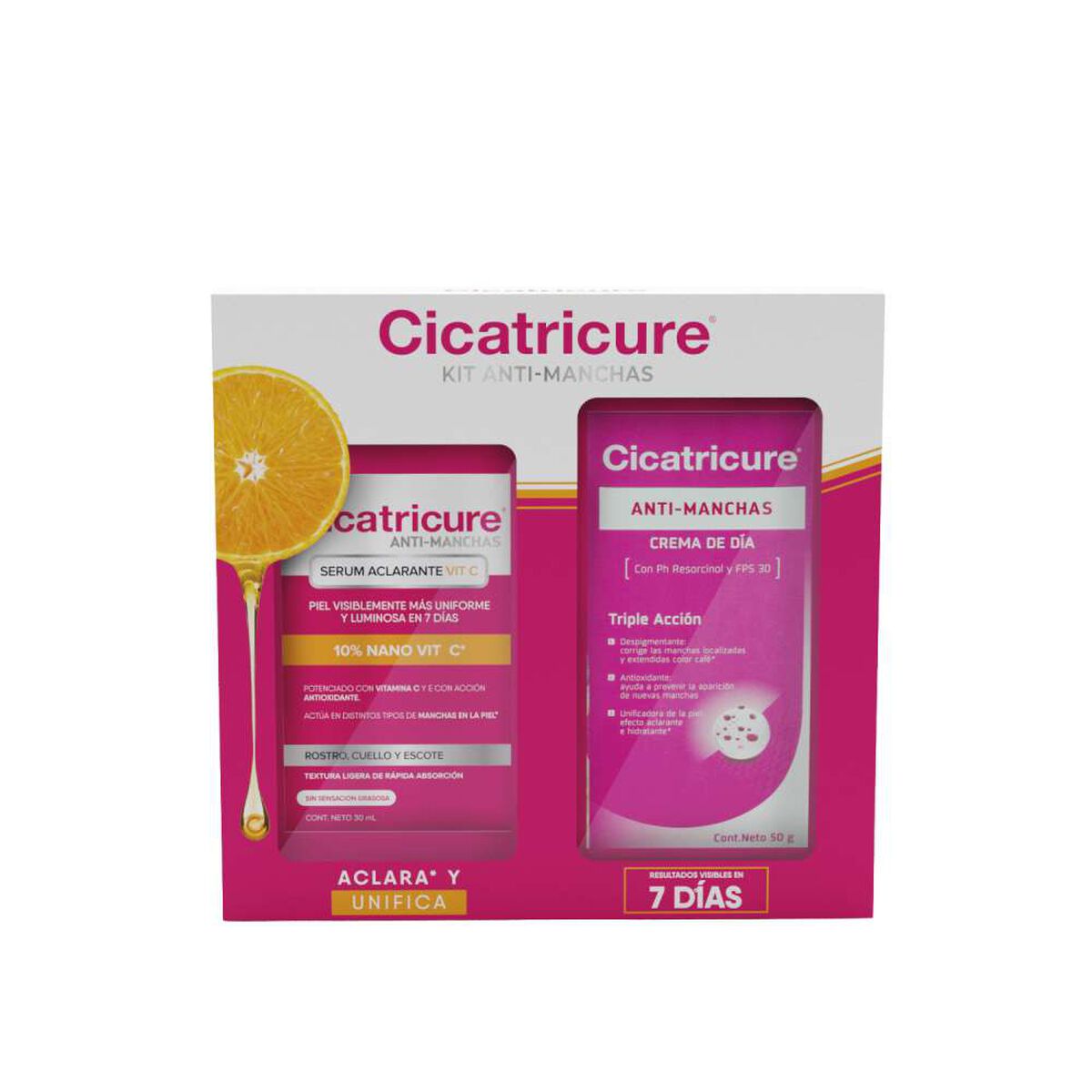 Pack Cicatricure Crema Antimanchas + Serum Antimanchas Vit C
