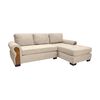 Sofá Seccional Living Factory Oregon 4 Cuerpos Beige