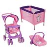 Set Cuna Coche de Muñeca Bebesit