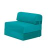 Sofá Cama Latam Home Velvet Siena 1 Cuerpo Turquesa