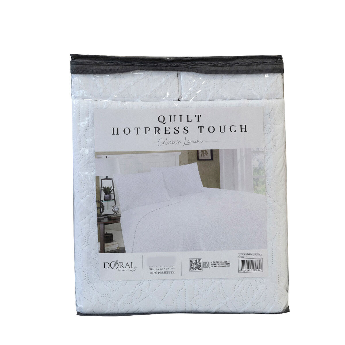 Quilt Doral 1,5 Plazas Touch Blanco