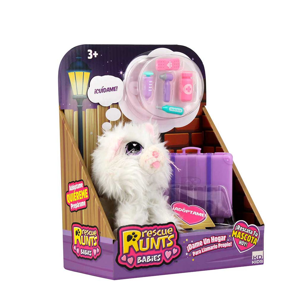 Peluche Mascota Rescue Runts Bebé Cachorro Playfun