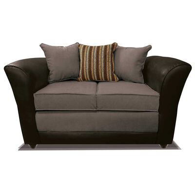 Imagen 1 del producto Sofá Elegant Detail Minesota 2 Cuerpos Tela/PU Gris