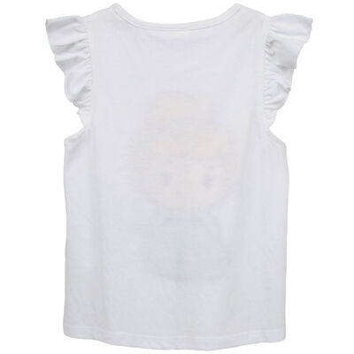 Imagen 2 del producto Polera Manga Corta Cenicienta Niña Licencias Blanco