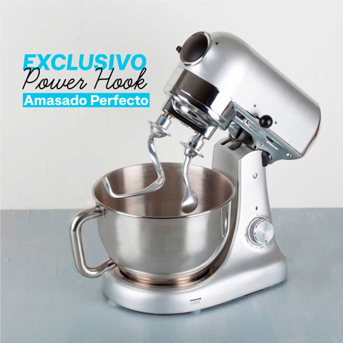Batidora de Pedestal Easyways Hook Mixer 4,3 lts.