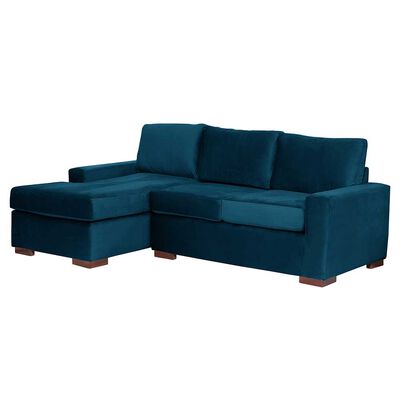 Imagen 2 del producto Sofá Seccional Izquierdo Latam Home Livorno 3 Cuerpos Azul Petroleo