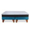 Cama Europea Latam Home 2 Plazas Zen Roller Azul