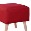 Pouf Latam Home Burdeos PU Rojo