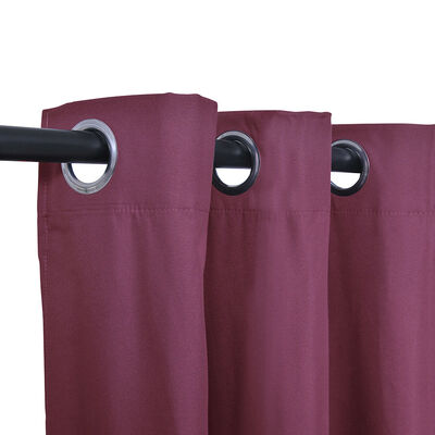 Imagen 2 del producto Cortina Blackout Mashini Selecta Burdeo 140 x 220 cm