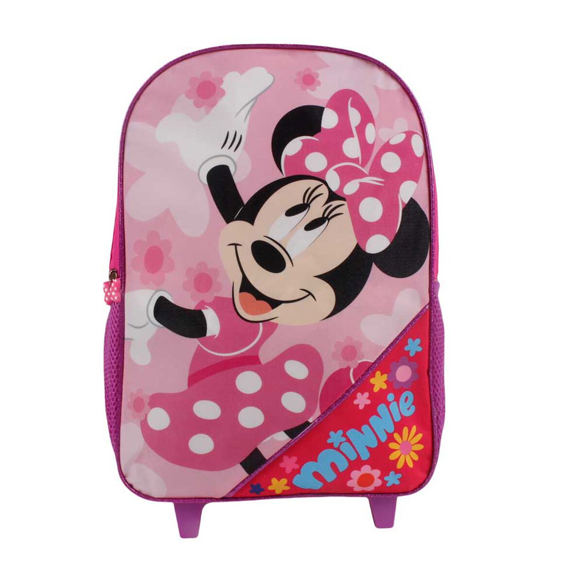 Mochila Infantil con Ruedas 15 Minnie 2 Diseños Surtido
