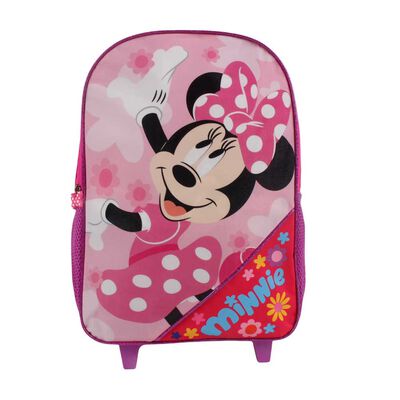 Mochila Infantil con Ruedas 15 Minnie 2 Diseños Surtido