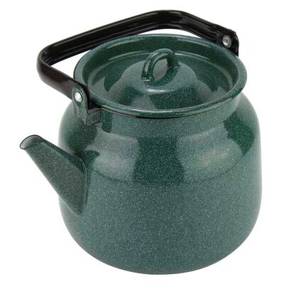 Imagen 2 del producto Tetera de Acero Vitrificado Fantuzzi Fundo Verde 3,5 lt