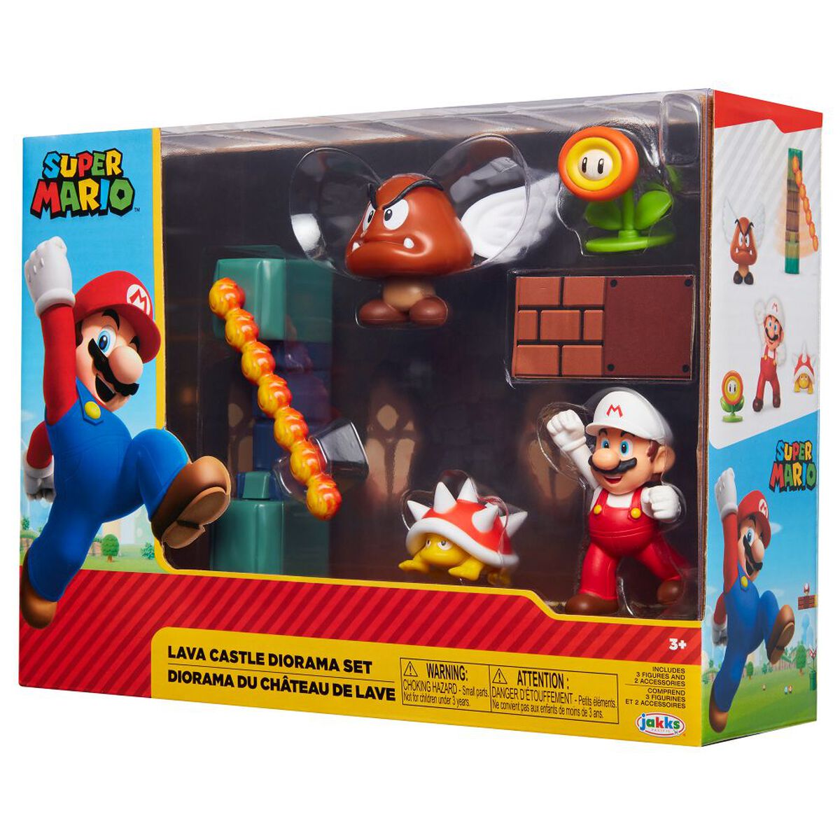 Figuras Mario Bross el Castillo de Lava Nintendo