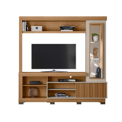 Home TV Di Poretti Design New Bahia Hasta 60" Caf&eacute; Claro