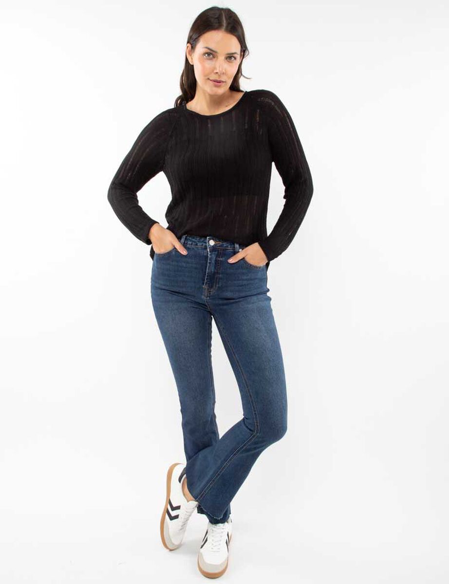 Jeans Flare Mujer Zibel