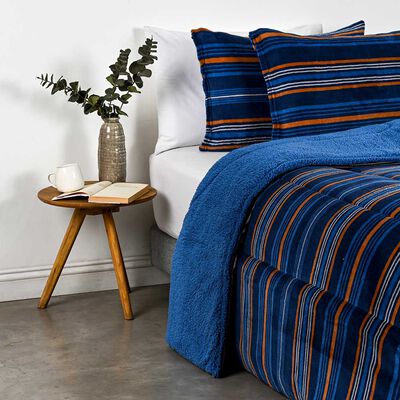 Imagen 2 del producto Plumón American Family King Franjas Azul