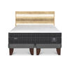 Cama Europea CIC Súper King Lux + 1 Respaldo Loira