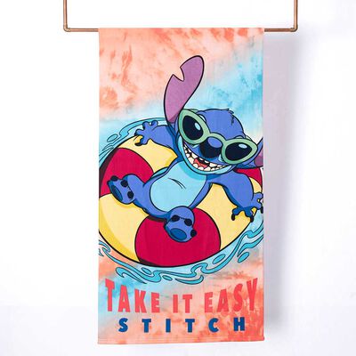 Toalla de Playa Infantil Disney Flotado Stitch 70 x 140 cm