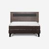 Cama Europea Rosen 2 Plazas New Ergo T + Respaldo Ferrera Gris