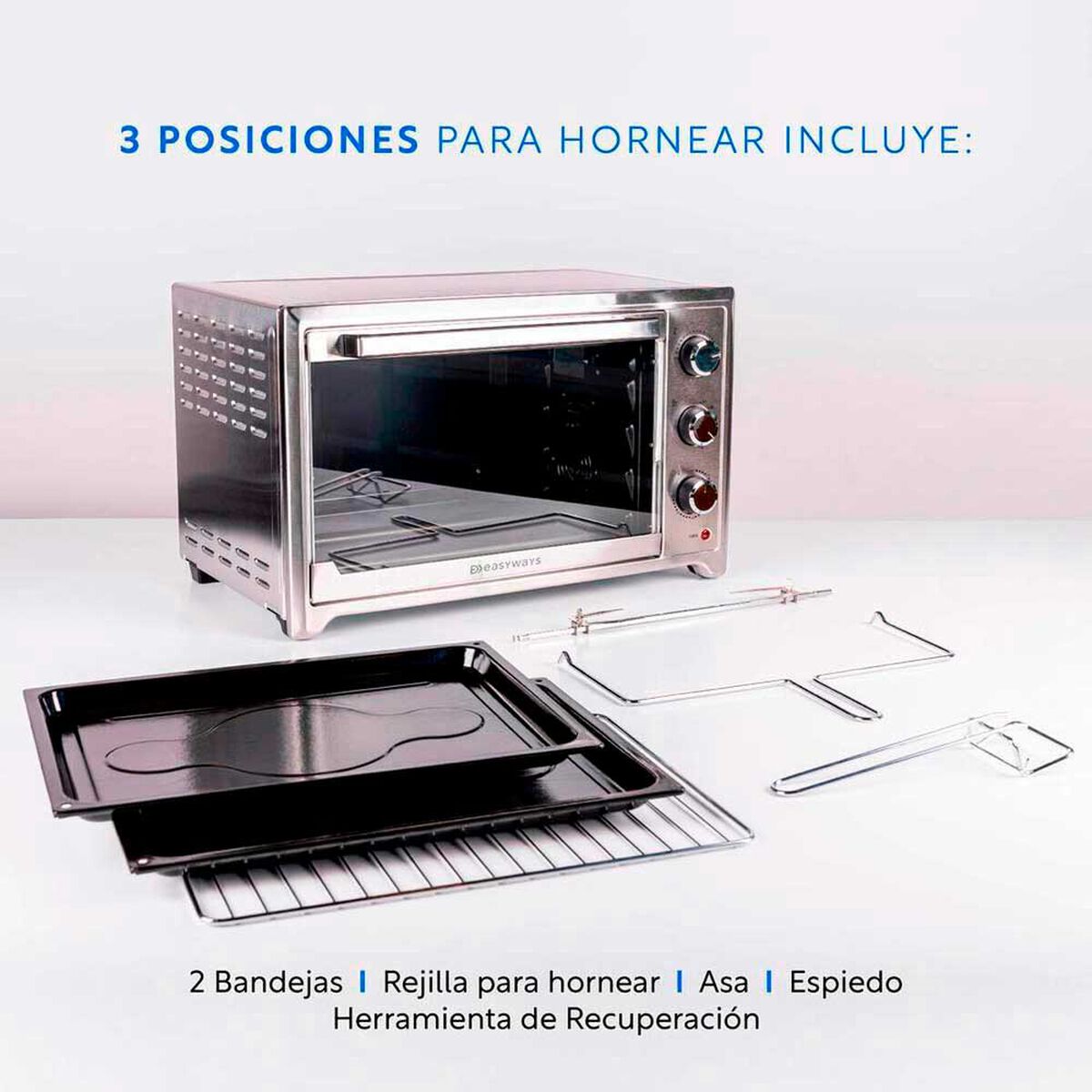 Horno El&eacute;ctrico Easyways Oven Master 45 lts.