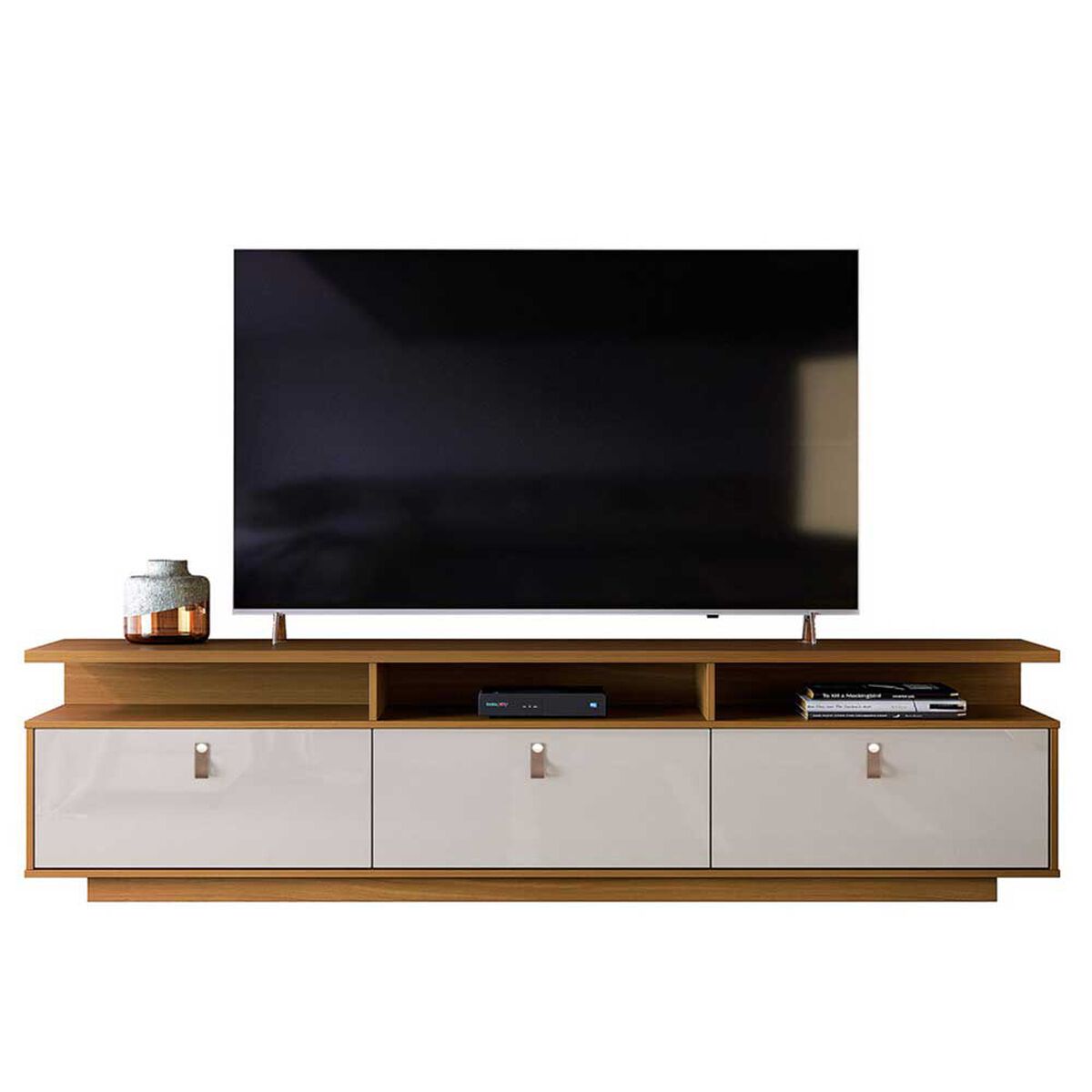 Rack TV Onessta Marroco Tauari Off White Hasta 75"